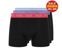 French Connection FcUK2 3Pk Boxer Shorts Men's Colour : Black