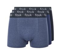 French Connection FcUK22 3Pk Boxer Shorts Men's Colour : Blue