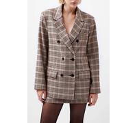 French Connection Gina Check Blazer Pink Check size XL | Blazers Outlet | Women | Pink XL