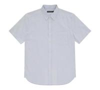 French Connection Gingham Pocket Short Sleeve Shirt X-Large (Blue)