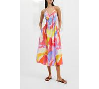French Connection Isadora Faron Drape Sun Dress Misc. size 8 | Midi Dresses Outlet | Women 8