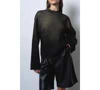 French Connection Kady Glitter Ombre Jumper Black Gold size S | Longsleeves Outlet | Women | Black S