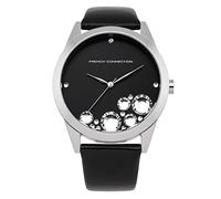 French Connection Ladies Black Dial Watch FC1117SB