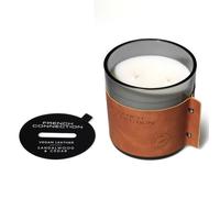 French Connection Leather Effect Candle Sandalwood & Cedar 340g Single Wick French Connection Multicolor
