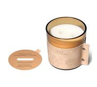French Connection Leather Range Candle - Bergamot & Amberwood - 340G (2-Wick) - FCC009TTS