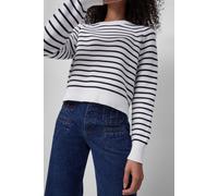 French Connection Lillie Mozart Stripe Jumper Summer Wh/utility Bl size XL | Knitted Sweaters Outlet | Women XL