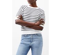French Connection Lily Mozart Stripe Short Summer White/utility size XS | Sweaters Outlet | Women | White XS