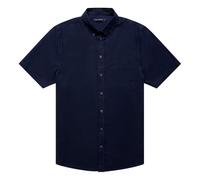French Connection Linen Short Sleeve Shirt Large (Blue)