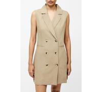French Connection Linen Sleveless Blazer Dress Tan size 8 | Mini Dresses Outlet | Women 8