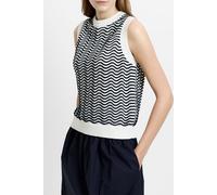 French Connection London Slvlss Jumper Cream/navy size L | Shirts Outlet | Women | White L