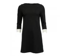 French Connection Lula Stretch L/S Slash Neck Womens Tunic - Black - UK12 EU40 US8