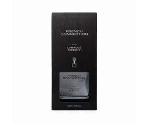 French Connection Luminous Serenity Reed Diffuser 100Ml Black Wooden Surround