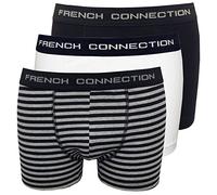French Connection Men's 3 Pack Fc Boxer Shorts, Multicoloured (Fc14 W/M/Stripe 90), Large (Pack of 3)