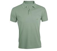 French Connection Mens Casual Soft Cotton Polo Top Small (Green)