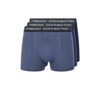 French Connection Mens FC15 Boxer Shorts (Pack of 3)S Blue BG1833