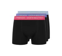 French Connection Mens FC6 Boxer Shorts (Pack of 3)S Black BG1829