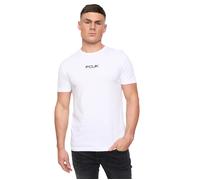 French Connection Mens FCUK Chest Build T-Shirt White L