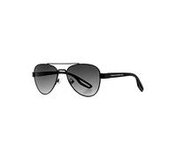 French Connection Metal D-Frame Sunglasses Black