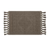 French Connection Nellore Bathroom Rugs Woven and Beaded Bathroom Mats Durable Non-Slip Bath Rugs Thick Bath Mats for Bathroom and Shower Rugs 26"