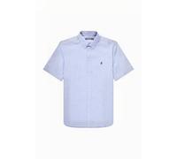 French Connection Oxford Ss Mid Blue size S | Casual Shirts Outlet | Men | Blue S