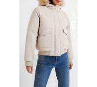 French Connection Parka Fur S Stone Stone size M | Faux-fur Jackets Outlet | Women M