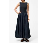 French Connection Phoebe Jersey Woven Mix Midi Black size XS | Maxi Dresses Outlet | Women | Black