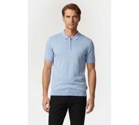 French Connection Polo Zip S/s Formal 2 Sky size XS | Sweaters Outlet | Men XS