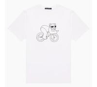 French Connection Rude Bear Organic T-Shirt-White-Large
