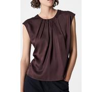 French Connection Sera Satin Slvlss Blouse Bitter Chocolate Bitter Chocolate size 16 | Blouses Outlet | Women | Brown 16