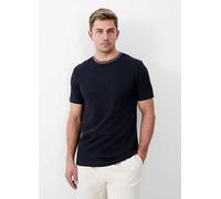 French Connection Short Sleeve Crew Neck Popcorn T-Shirt Navy