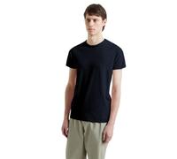 French Connection Short Sleeve Regular Fit Logo Crew Neck Tshirt-Dark Navy-X-Large