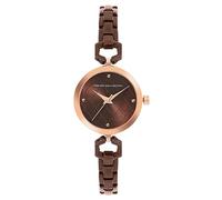 French Connection Spring-Summer 2023 Analog Dial Watch for Women, BROWN, Modern