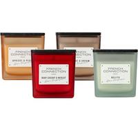 French Connection Square Candle Range: Cherry & Merlot Candle 200G