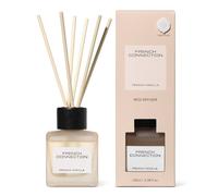French Connection Square Glass Reed Diffuser French Vanilla 100ml Home Fragrance in Light Beige French Connection Light Beige