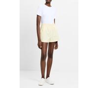 French Connection Stripe Shirting Shorts Butter Yellow/white size S | Shorts Outlet | Women | Yellow S