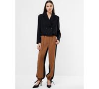 French Connection Tailored Double Breasted Cropped Jacket Black