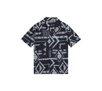 French Connection Tribe Viscose Revere Short Sleeve Shirt Black size S | Casual Shirts Outlet | Men | Black S