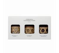 French Connection Trio of Reed Diffuser Gift Set 3x50ML Woven Rattan Detail | Size: 3 Pack French Connection Multicolor 3 Pack
