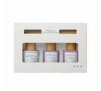 French Connection Pastel Collection Scented Reed Diffuser Gift Set | Luxury Home Fragrance | (Set-50ML X 3, Strawberry Prosecco, Lavender & Cedarwood, Sea Salt & Coconut)