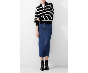 French Connection Vhari Half Knit Jumper Black/winter White size L | Knitted Sweaters Outlet | Women | Black L