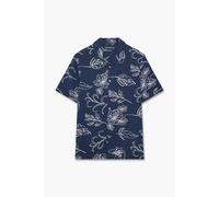 French Connection Viscose Floral Revere Ss Marine size L | Casual Shirts Outlet | Men L