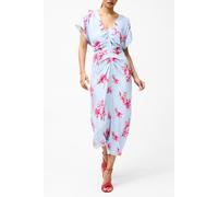 French Connection Vivienne Viscose Front Dress Sky Blue size 10 | Midi Dresses Outlet | Women | Blue 10