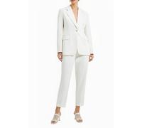 French Connection Whisper Tapered Trouser Summer White size 16 | Formal Pants Outlet | Women | White 16