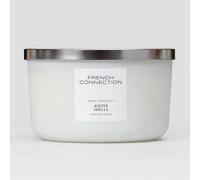 French Connection White Collection Home Fragrance: Winter Vanilla Candle 431G 3-Wick