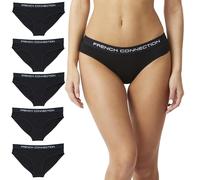 French Connection Womens Soft Cotton Briefs - Pack of 5 Knickers