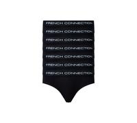 French Connection Women's 7 Pack Cotton Briefs in Black | Size: XS French Connection Black XS