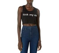 French Connection Women's 76myc Shirt, Black/Linen White, Small
