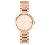 French Connection Women's Analogue Quartz Watch with Stainless Steel Strap FC138RGM