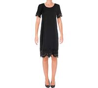 French Connection Women's Classic Crepe Light Woven Dress, Black (Black/Nocturnal), 4