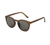 French Connection Women's Freya Sunglasses Round, Crystal Olive, 51MM